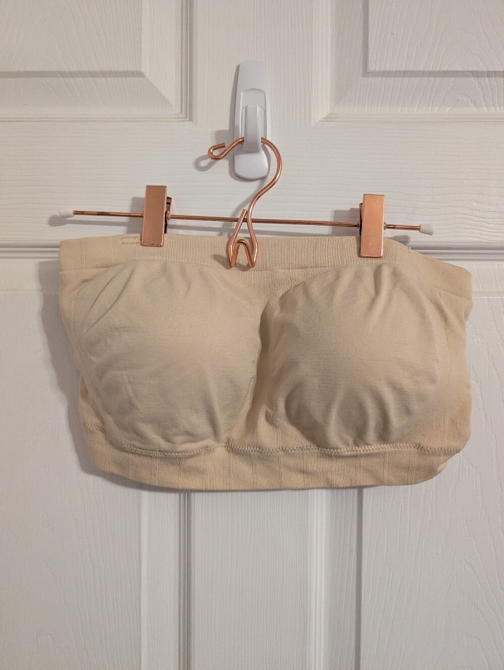 Truekind Womens Bra Beige Tan Strapless Size Large